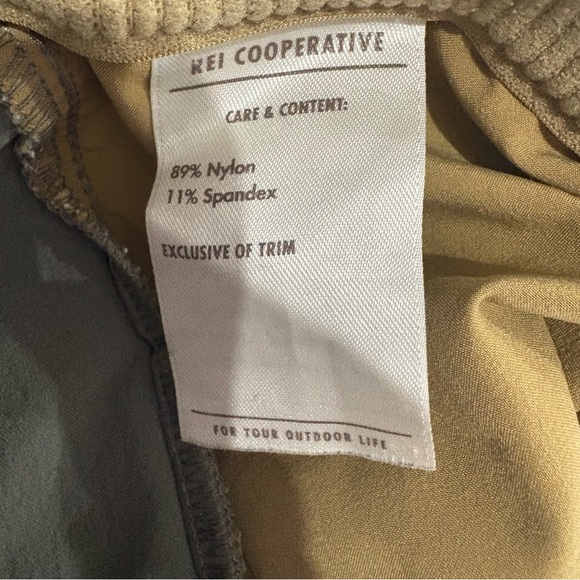 REI Men's Co-Op Shorts Size 38 Hiking Outdoor Sports Performance Nylon Green EUC - Picture 7 of 8
